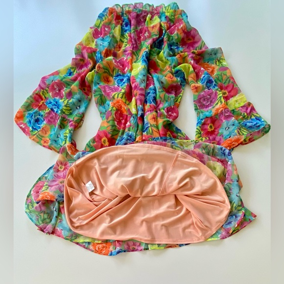 Show Me Your MuMu Viola Floral Mini Dress, Size: 8 - Picture 5 of 10